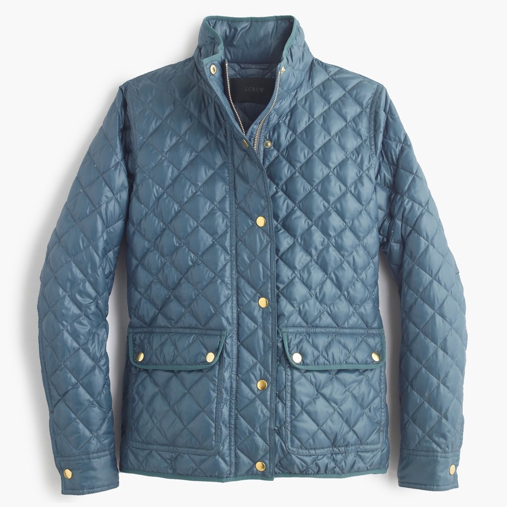 J Crew Quilted Puffer Jacket